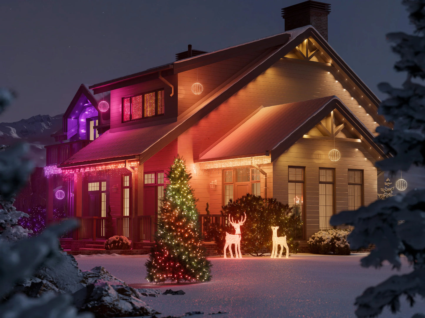 Premium Outdoor Smart String Lights - 100ft Weatherproof