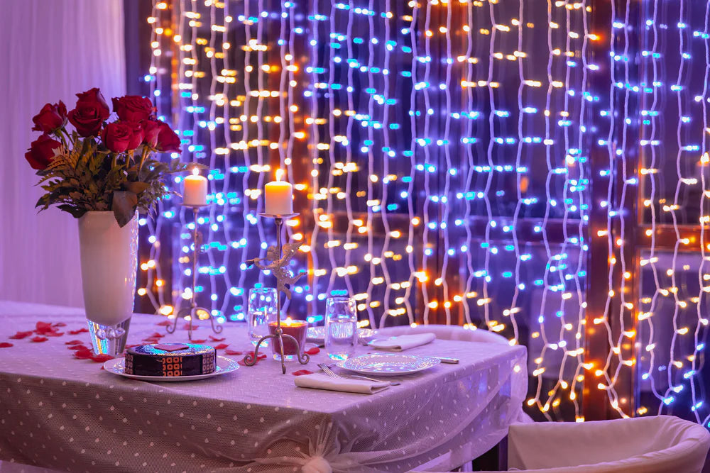 Magical LED Curtain Lights - Warm Glow for Any Space
