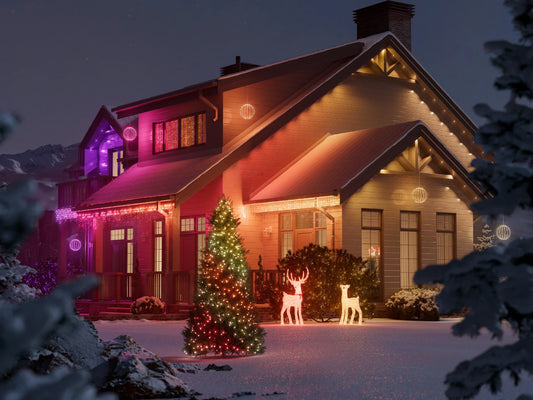 Premium Outdoor Smart String Lights - 100ft Weatherproof